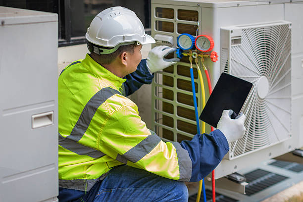 Professional Hvac Maintenance technician working in Frederick, OK